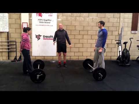 CrossFit Cheltenham Mixed Pairs Throwdown 4th Feb 2017 WOD2 standards and flow