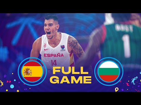 Spain v Bulgaria | Full Basketball Game | FIBA EuroBasket 2022