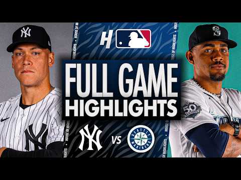 시애틀 VS 뉴욕양키스 MLB 하이라이트