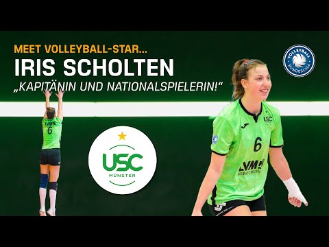 In der zweiten Saison als Leaderin auf dem Feld! 🏐 Iris Scholten | USC Münster