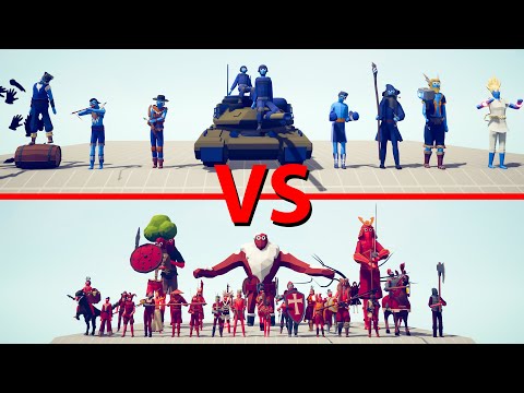 EXTENDED LEGACY Team vs MELEE Team - Totally Accurate Battle Simulator TABS