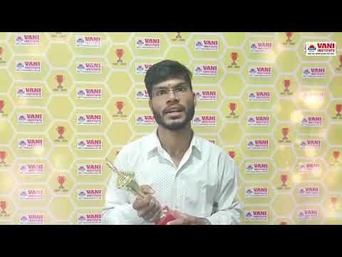 GATE 2020 INSTRUMENTATION 1ST TOPPER  KRISHNA SINGH.R-TOPPER-SPEAKS--VANI INSTITUTE