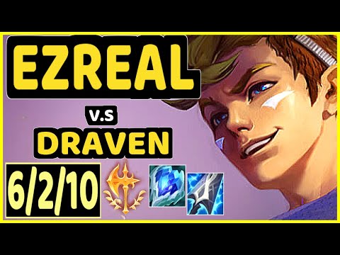 DUDSTHEBOY (EZREAL) vs DRAVEN - 6/2/10 KDA BOTTOM ADC GAMEPLAY - BR Ranked GRANDMASTER