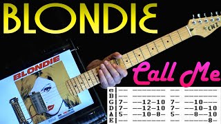 Blondie Call Me Guitar Lesson / Guitar Tabs / Guitar Tutorial / Guitar Chords / Guitar Cover