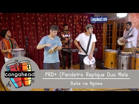 PRD+ (Pandeiro Repique Duo Mais) perform Baile na Ngoma