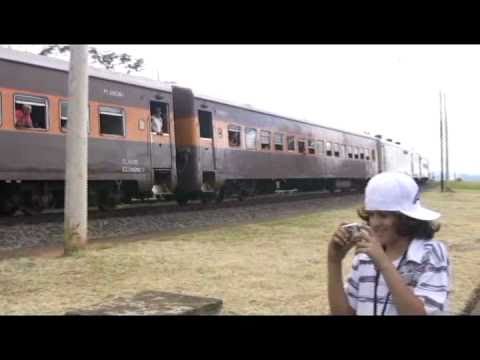 Yuri BH viajando de trem