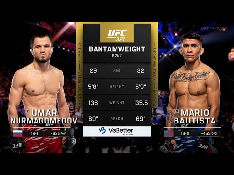 Umar Nurmagomedov vs Mario Bautista | FULL FIGHT