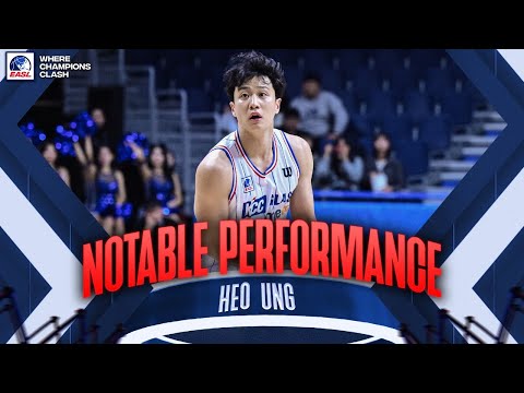 Notable Performance: Busan KCC Egis Heo Ung 20 Points vs. Macau Black Bears