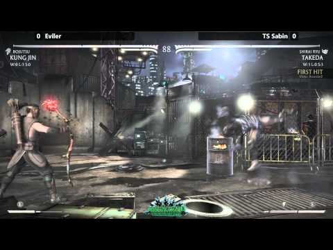 MKX @ Paradise Found - Eviler (Kung Jin) vs TS Sabin (Takeda) [720p/60fps]