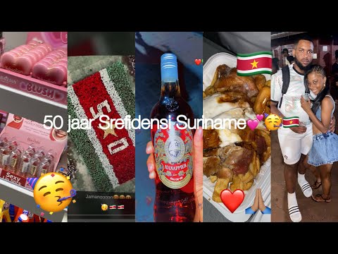Vlog #88  50jaar Srefidensi Suriname💕🥳🇸🇷|| 1975-2025🥳