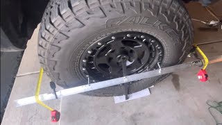 Homemade Wheel alignment tool for 30 dollars , and DIY wheel alignment !