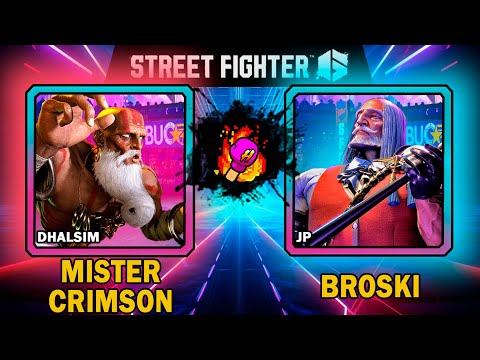 Street Fighter 6 🥊 Mister Crimson (DHALSIM) VS Broski (JP) 🥊 スト6  🥊 SF6 🥊
