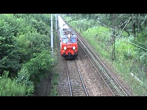 EP09-018 w barwach Cargo z pociągiem ekspresowym nr EX38414 "Szkuner" Kraków Batowice