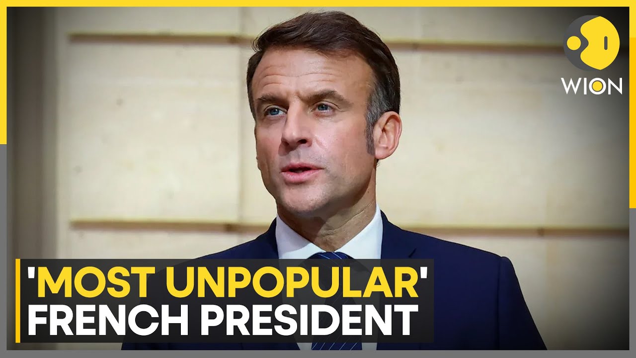 France Politics: Macron's Approval Rating Drops to Historic Low | WION