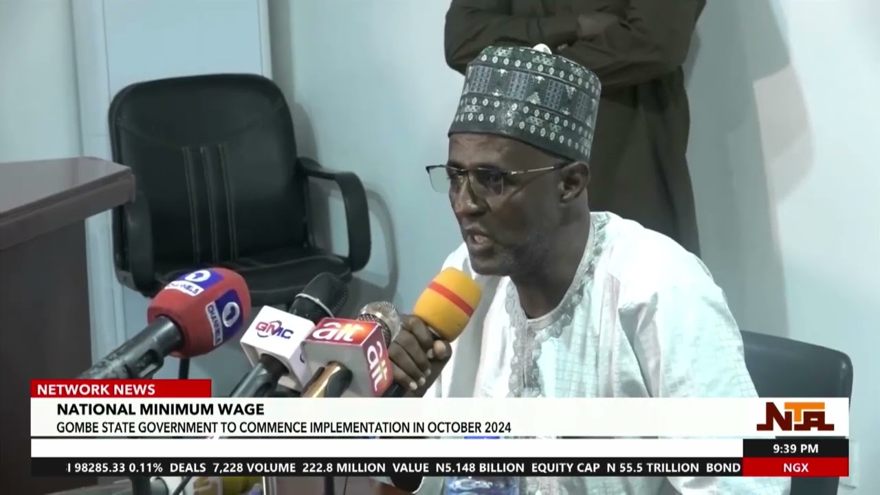 Gombe State Government To Begin New Minimum Wage Implementation In October