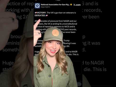 HUGE Win For Veterans And The 2A!!! #shortsfeed #2ndamendment #shortsvideo #shorts Thumbnail
