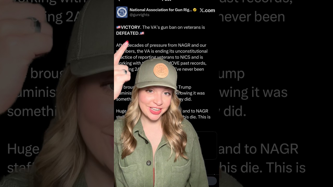 HUGE Win For Veterans And The 2A!!! #shortsfeed #2ndamendment #shortsvideo #shorts