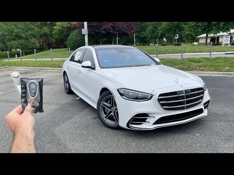 2024 Mercedes Benz S580e: Start Up, Test Drive, Walkaround, POV and Review