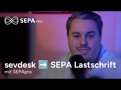 sevdesk SEPA Lastschriftdatei exportieren mit SEPApro