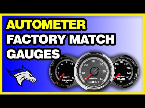 New Autometer Factory Match 4 Gen Gauges