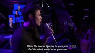 Kris Allen - To Make You Feel My Love w/ lyrics ( NEW SENSATION :)