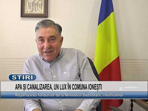 APA SI CANALIZAREA, UN LUX IN COMUNA IONESTI
