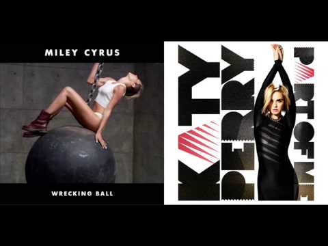 Katy Perry & Miley Cyrus - Wrecking Of Me (Mashup)