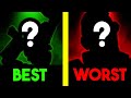 The BEST and WORST No Fill Legends Tier List