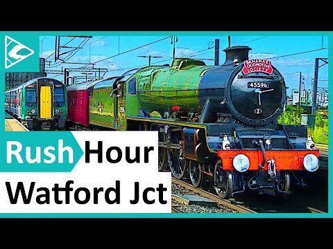 RUSH HOUR Trains at Watford Junction (WCML) 16/07/2021