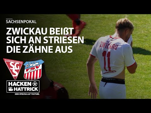 SG Dresden Striesen vs FSV Zwickau / Highlights 2. Runde Sachsenpokal