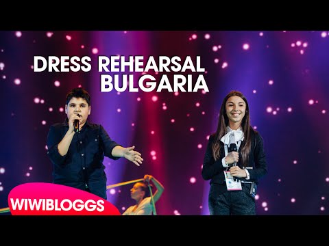 Dress rehearsal: Gabriela Yordanova & Ivan Stoyanov (Bulgaria) Junior Eurovision 2015