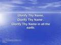Glorify Thy Name (worship video w/ lyrics)