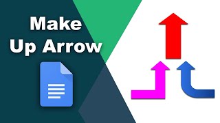 How to make an up arrow in google docs
