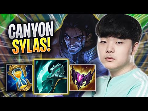 CANYON DESTROYING WITH SYLAS! - DK Canyon Plays Sylas JUNGLE vs Elise! | Season 2023
