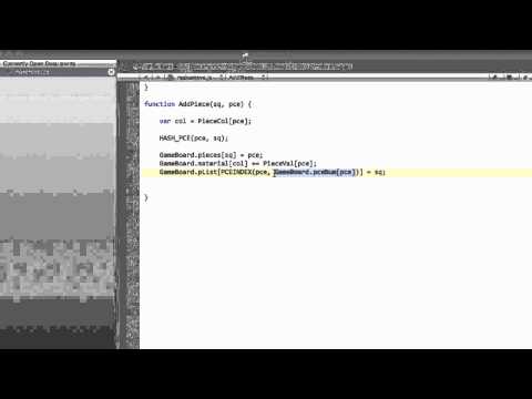 Programming A Chess Engine In Pure Javascript Part 33 - Make Move #3 - Add / Move Piece
