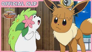 Shaymin, Meltan, and Sandy! | Pokémon the Series: Sun & Moon – Ultra Legends | Official Clip