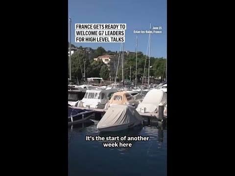 France gets ready to welcome G7 leaders for high level talks