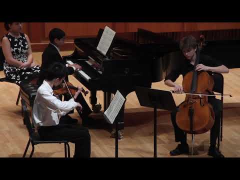 2018 Lyra Music Festival and Workshop -- Debussy Piano Trio in G Major, Andante espressivo