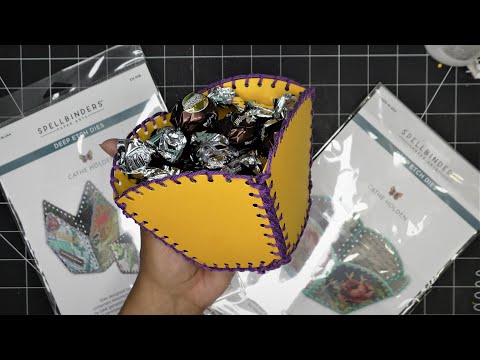Spring Sale! Spellbinders Cathe Holden Vintage Handmade Bowl Dies Review Tutorial! Easy Sew Method!