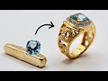 how to make gold signet ring - how it's made jewellery