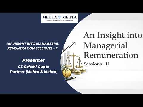 Managerial Remuneration: Governance Perspectives and Regulatory Framework