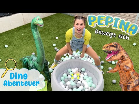 🦖 DINO ABENTEUER zum mitmachen 🔍 Pepina macht Sport