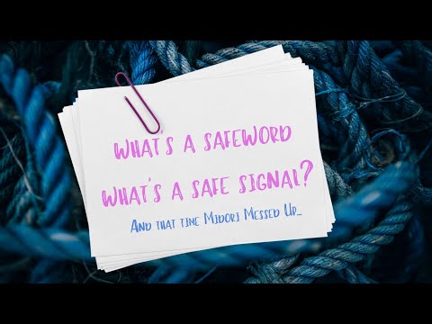 BDSM safe words and consent video thumbnail