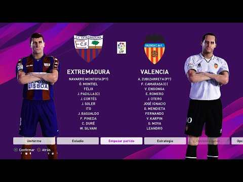 NOVENTAYRETRO | PES 2020 Liga 96-97 | Jornada 36: CF Extremadura - Valencia CF