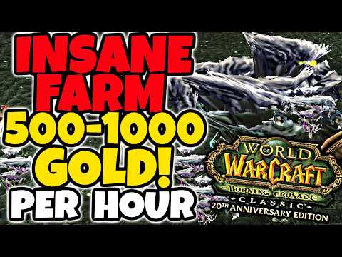 From 500 to 1000 Gold Per Hour From This TBC Goldfarm!
