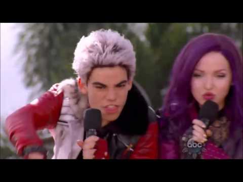 Descendants ( Dove Cameron, Sofia Carson  Booboo Stewart, and Cameron Boyce) Rotten to the Core