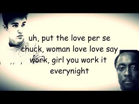 Will.I.Am ft. Justin Bieber - You and Me (with Lyrics)