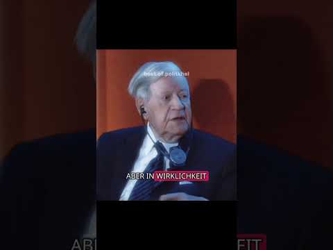 Helmut Schmidt über den Wandel politischer Führungen #politik #helmutschmidt