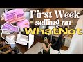 VLOG First Week Selling On WhatNot Thrifting Prepping Talking About My Experience