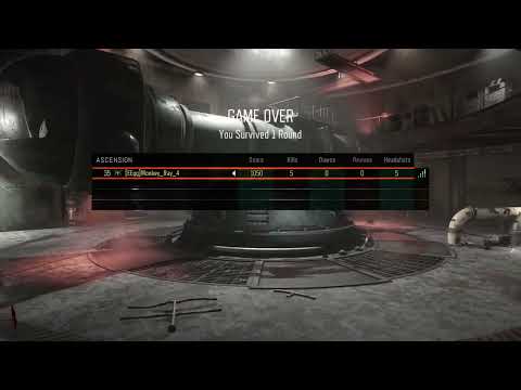 Black Ops 3 Zombies: Ascension (Remastered) - Game Over Remake